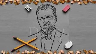 Leonardo DiCaprio Pencil Portrait | Intense & Expressive Sketch Timelapse
