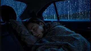 Falling Asleep in a Cozy Car | Deep Night Rain for Stress Relief & Insomnia