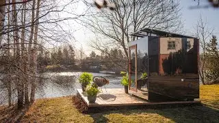 Kirami FinVision® -sauna M Zero with Solar Systems