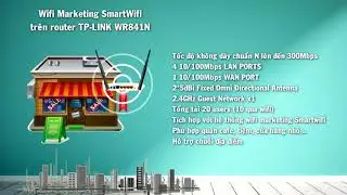 Wifi Marketing Smartwifi tr&ecirc;n router TP-link TL-WR841N 🆕