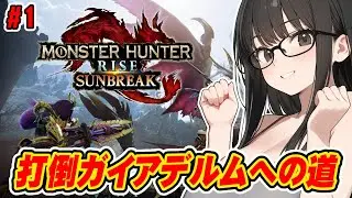 【モンスターハンターライズ：サンブレイク】ガイアデルム討伐までがんばる！#19【MONSTER HUNTER RISE SUNBREAK】【飲酒プレイ】