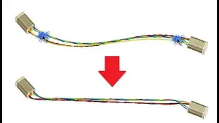 SpaceCable: Straighten spine of twisted cables