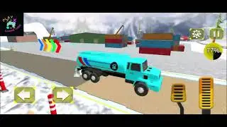 Grand Snow Excavator Simulator for road construction play gaming video