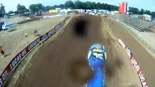 Redbud MX 250B - Jarred Williams YZ250 - Helmet Cam (RAW)