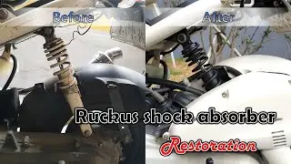 Honda ruckus, zoomer shock absorber - restoration