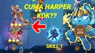 GINI CARA MAIN COMMANDER MAGIC CHESS HARPER SKILL 1