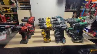 Hammer Drill Driver list  MILWAUKEE FUEL, DEWALT Power Detect, XR, Makita XGT LXT, FLEX, METABO HPT