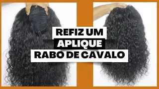 COMO FAZER APLIQUE RABO DE CAVALO LINDO E PRÁTICO | Por Alê Soares ❤