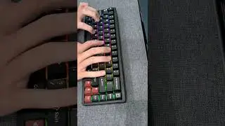 Best budget custom aluminum custom keyboard Lucky65 R2 sound test #shorts #keyboard #short