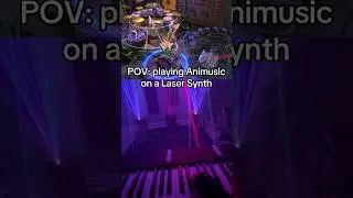 Animusic IRL #lasersynth #animusic #futureretro #retro #synthesizer