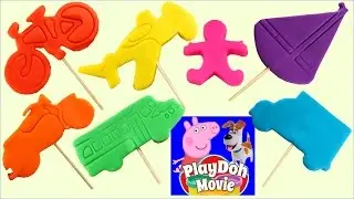 PlayDoh Games - Play Doh Peppa Pig Set, Creative Learning For Kids - Lollipop - PlayDoh movie