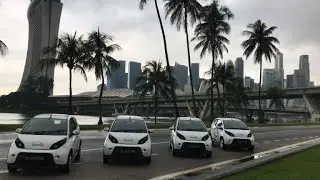 Singapore launches electric car-sharing service