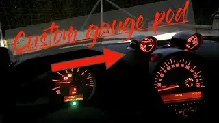 Mini R56 JCW - Custom gauge pod air vent build (teaser)