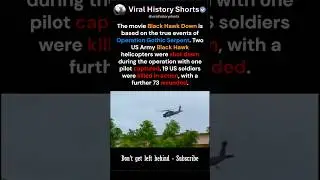 Real Black Hawk Down Story; Operation Gothic Serpent #blackhawkdown