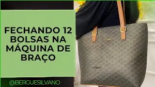 Fechando 12 bolsa na máquina de braço em menos de 14 minutos. #máquinadebraço