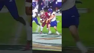 Jordan Travis breaks leg #football #flstate