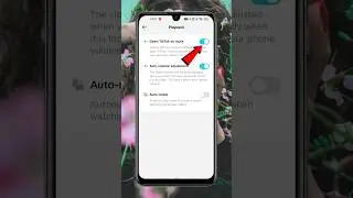 How to mute TikTok when you open | Open TikTok on mute #shorts
