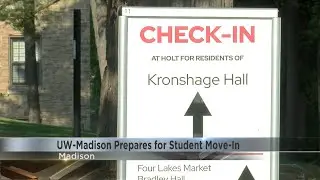 UW-Madison Housing prepares for big freshmen move-in day, working to comfortably accommodate all