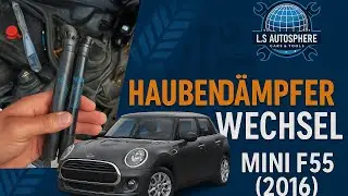 MINI F55 F56 F57 Haubend&auml;mpfer wechseln | Abgelaufene Gasdruckd&auml;mpfer Motorhaube | Mini hood struts