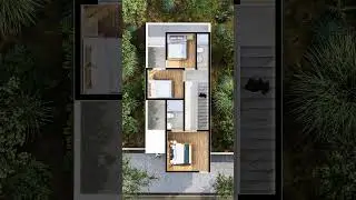 Casa 5x10m | Segundo piso #planos #dise&ntilde;o #casas#dise&ntilde;o3d #Arquitectura #design #5x10m #animation