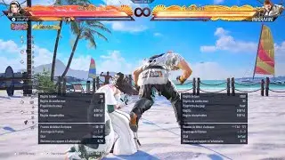TEKKEN8 Vs Hwoarang punition step gauche te baisser