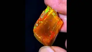 Amazing red fire Ethiopian opal rough Rainbow fire opal rough Flashy fire opal rough..