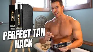 MAN TAN AMINOTAN ™ Мой честный обзор и применение: Лучший мужской автозагар