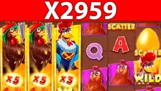 Занос x2959 в Rooster Returns &mdash; выигрыш с 50 RUB ставки от MAGICAL