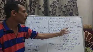 Q Values of Nuclear reactions
