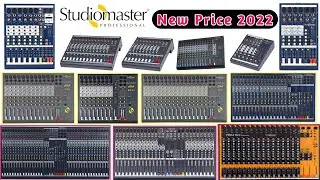 Studiomaster All Mixer Price 2022 || Dj & Liveprogram All Studiomaster Mixer New Pricelist 2022