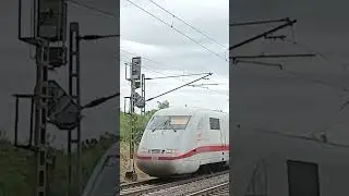 Lichtgru&szlig; 25-Jahre-ICE + SBB ,Br 401, Riedbahn