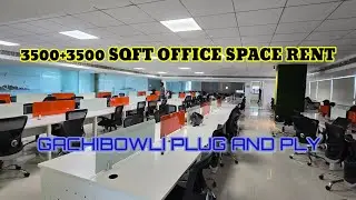 || 3500+3500 SQFT OFFICE SPACE RENT || GACHIBOWLI || RR PROPERTIES || PROPERTY CODE  : RR 1485