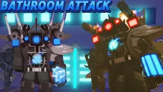 MULTIVERSE TITAN CAMERAMAN in BATHROOM ATTACK | (Roblox)