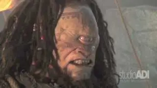 PERCY JACKSON SEA OF MONSTERS Polyphemus On Set BTS PERCY JACKSON 2