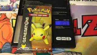 Opening Weighed Pokemon Generations Packs 3