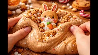 THIS Gingerbread Bunny Slime is ILLEGALLY Satisfying....