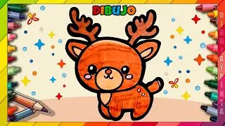 Cómo Dibujar y Colorear un RENO