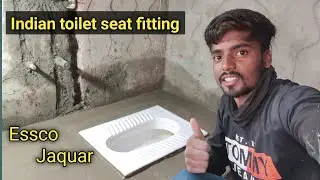 Orissa Pan seat fitting | indian toilet seat installation |