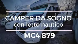CAMPER PROFILATO CON SUPER LETTO A PENISOLA E GARAGE - MCLOUIS MC4 879