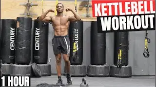 1 HOUR | FULL BODY KETTLEBELL WORKOUT | STRENGTH + CONDITIONING | Follow Along