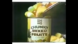 Libby's Chunky Mixed Fruits Commercial (1978)