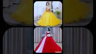 yellow vs red..choose one..comment  #shortsfeed #shots #shortsvideo #ytshorts #dress #overallook