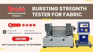 Bursting Stregnth Tester for Fabric ASTM D3786, ISO 13938 | Knitted, nonwoven, coated fabric