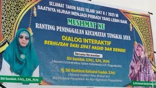 Interaktywny dialog ze Stowarzyszeniem Kobiet NU, Oddział w Peninggalan, Tungkal Jaya, Musi Banyu...