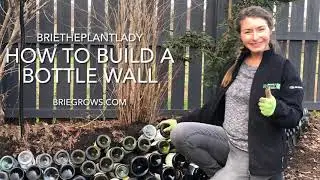 How to build a bottle wall in your garden