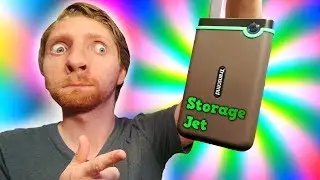 📀 The BEST 1 TeraByte External Hard drive!? (Transcend 1 TB Review)