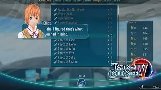 (TOCS4) Trails Of Cold Steel IV 4 &ndash; Studded Tie Pin & Cuffs I Elliot - Gifts I Guide