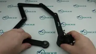 Замок складаний на ключі TONYON TY3853-B кріплення на раму, 800х25х9 мм.