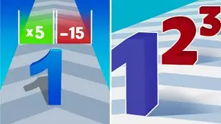 Number Master VS Merge Number Run Master|💙1️⃣2️⃣💜|Walkthrough Max Gameplay XY9988