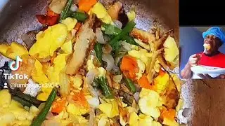 #jamaican #food Cooking Recipe Home Style Ackee & Saltfish With Cook Food Lumber Jack Chef@ #100k